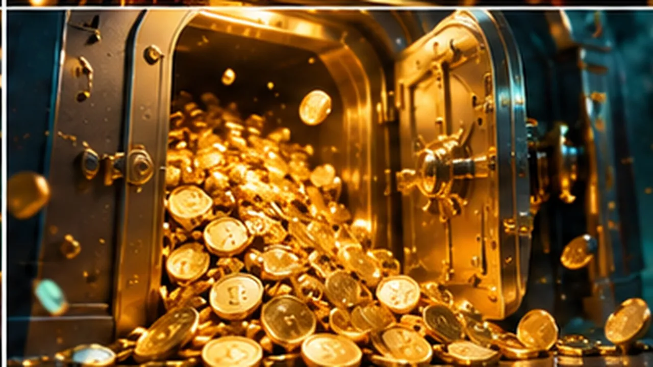 Jackpot-kolikkopelin kuvitus turnauksista ja bonuspelien palkinnoista kryptokasinolla